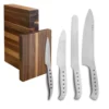 Tojiro 4 Piece Magnetic Block Set (Chef's, Paring, Bread & Utility Knife)