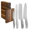 Tojiro 4 Piece Magnetic Block Set (Chef's, Nakiri, Bread & Paring Knife) -Kitchenknives Shop tojiro17 2