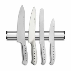 Tojiro 4 Piece Magnetic Rack Set (Chef's, Carving, Bread & Utility Knife)