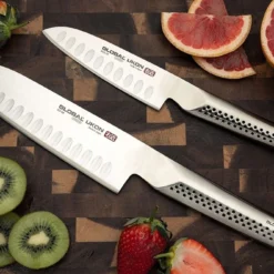 Global Ukon 18cm Hollow Edge Santoku Knife (GU-04) -Kitchenknives Shop ukon lifestyle 07 gu 04 gus 20