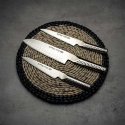 Global Ukon 18cm Hollow Edge Santoku Knife (GU-04) -Kitchenknives Shop ukon lifestyle 14 gu 04 gus 24 gus 22