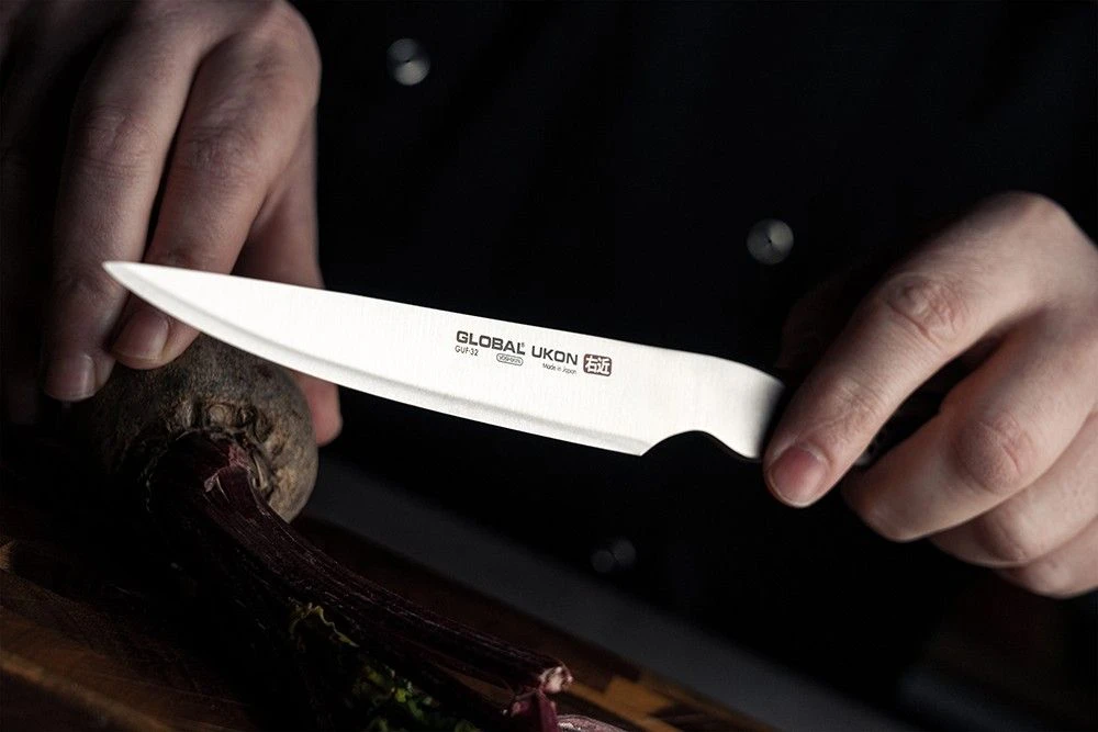 Global Ukon 13cm Utility Knife (GUF-32) 8 Global Ukon 13cm Utility Knife (GUF-32) - Image 6