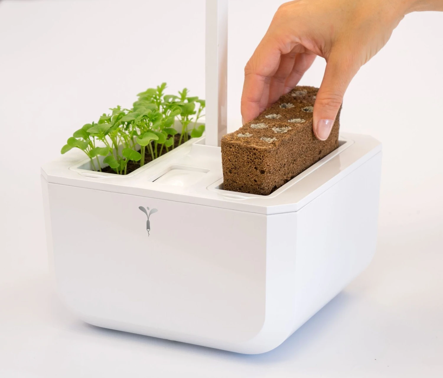 Veritable EXKY 2-Slot Smart Indoor Garden In Arctic White & Satin Silver 4 Veritable EXKY 2-Slot Smart Indoor Garden In Arctic White & Satin Silver - Image 2