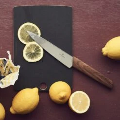 Victorinox Swiss Modern Walnut 22cm Carving Knife (6901022G) -Kitchenknives Shop victorinox swiss modern walnut carving knife ls 1