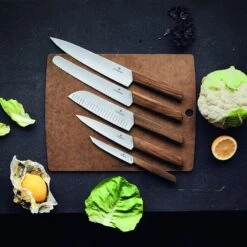 Victorinox Swiss Modern Walnut 22cm Bread & Pastry Knife (6907022WG) -Kitchenknives Shop victorinox swiss modern walnut ls 1 1 2