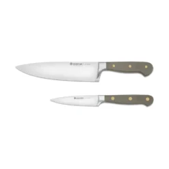 Wusthof Classic Colour Velvet Oyster 2 Piece Knife Set (WT1311760201)