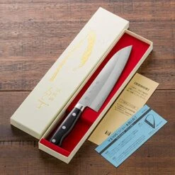 Seki Kotetsu 18cm Santoku By Yasuda Hamono (YG300) 17 Seki Kotetsu 18cm Santoku By Yasuda Hamono (YG300) -Kitchenknives Shop yg300 1